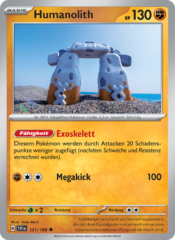 Humanolith 121 — Scarlet & Violet (German Pokémon TCG card)