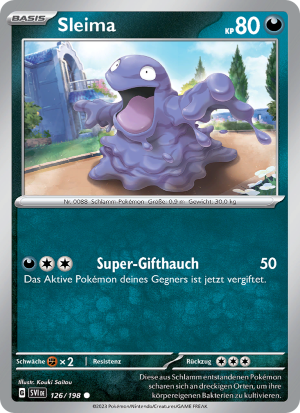 Sleima 126 — Scarlet & Violet (German Pokémon TCG card)