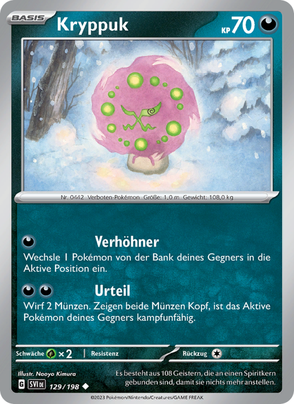 Kryppuk 129 — Scarlet & Violet (German Pokémon TCG card)