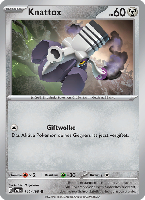 Knattox 140 — Scarlet & Violet (German Pokémon TCG card)