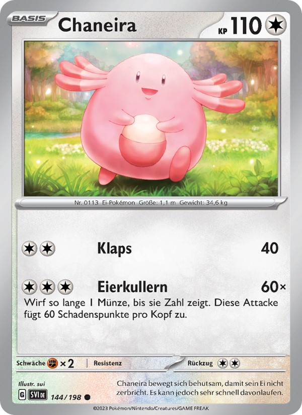 Chaneira 144 — Scarlet & Violet (German Pokémon TCG card)