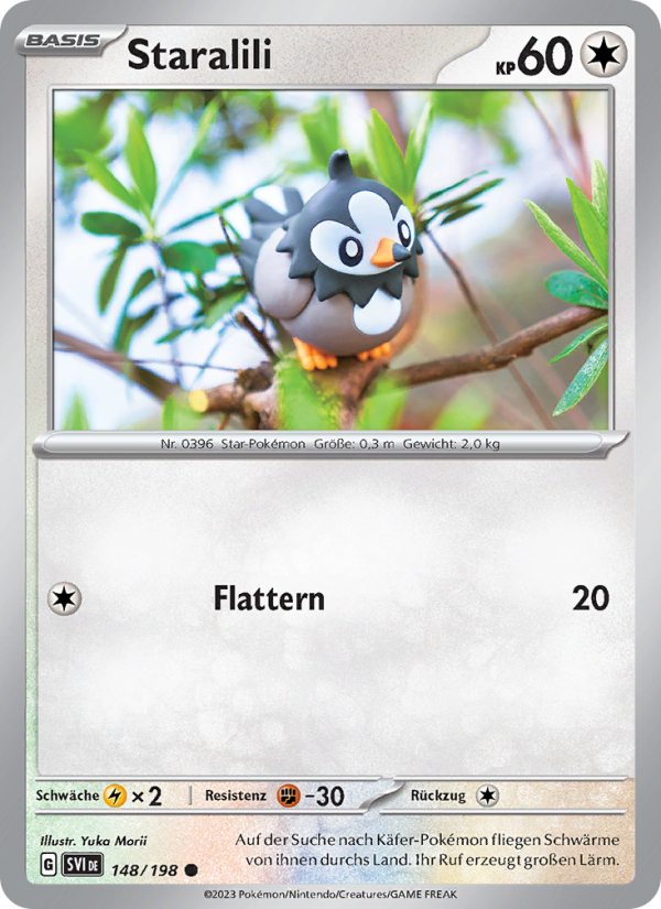 Staralili 148 — Scarlet & Violet (German Pokémon TCG card)