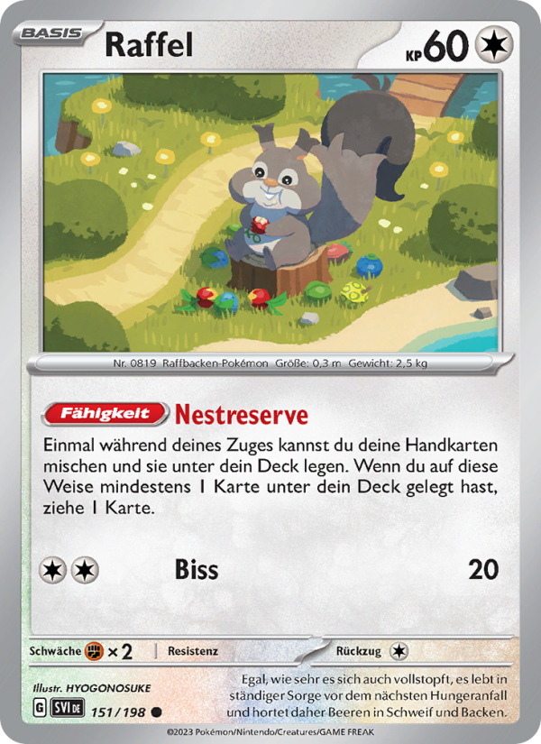 Raffel 151 — Scarlet & Violet (German Pokémon TCG card)
