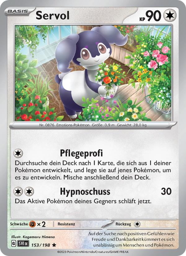 Servol 153 — Scarlet & Violet (German Pokémon TCG card)
