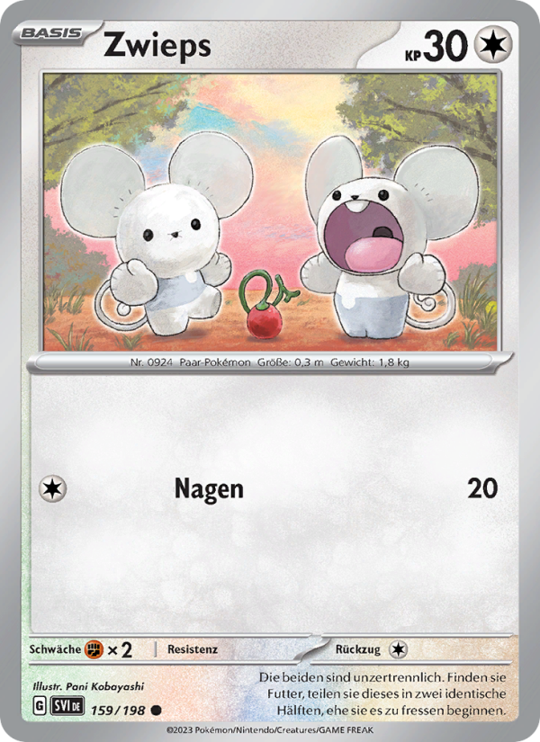 Zwieps 159 — Scarlet & Violet (German Pokémon TCG card)