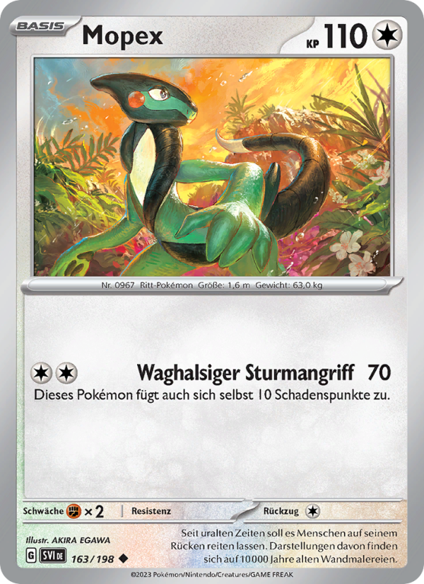 Mopex 163 — Scarlet & Violet (German Pokémon TCG card)