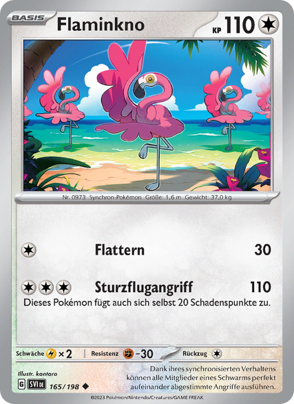Flaminkno 165 — Scarlet & Violet (German Pokémon TCG card)