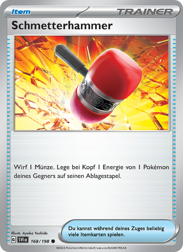 Schmetterhammer 168 — Scarlet & Violet (German Pokémon TCG card)
