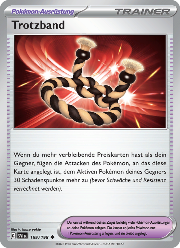 Trotzband 169 — Scarlet & Violet (German Pokémon TCG card)