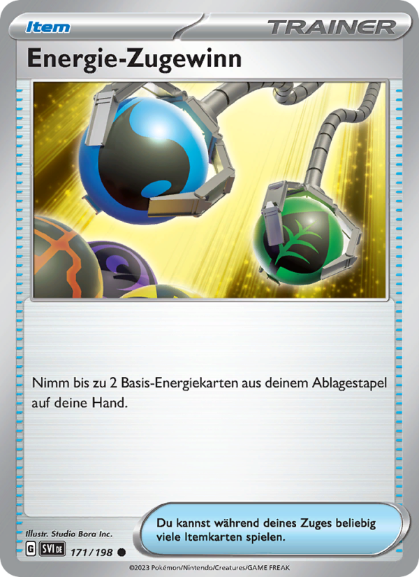Energie-Zugewinn 171 — Scarlet & Violet (German Pokémon TCG card)