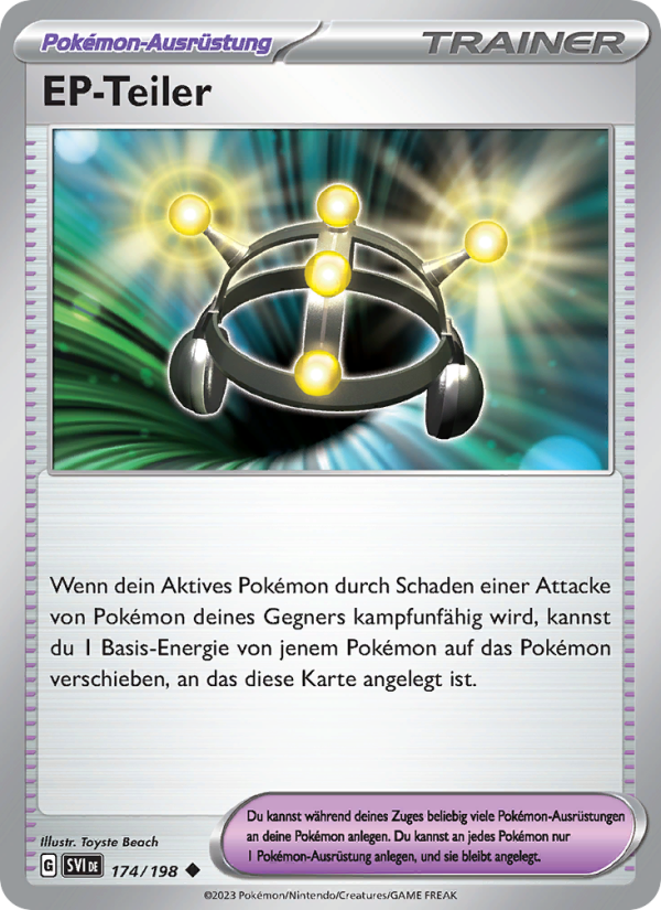 EP-Teiler 174 — Scarlet & Violet (German Pokémon TCG card)