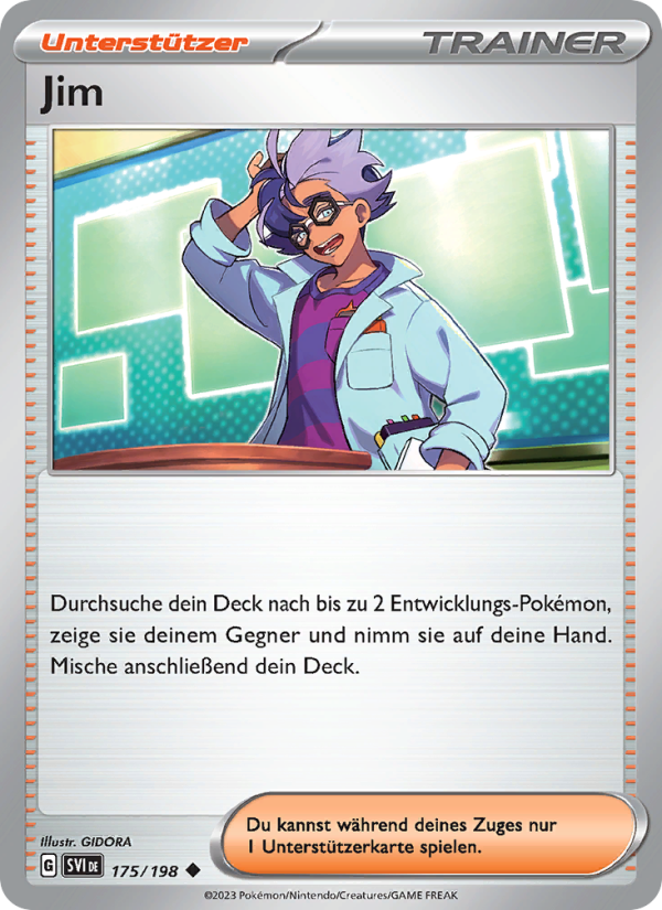 Jim 175 — Scarlet & Violet (German Pokémon TCG card)