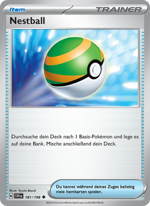 Nestball 181 — Scarlet & Violet (German Pokémon TCG card)