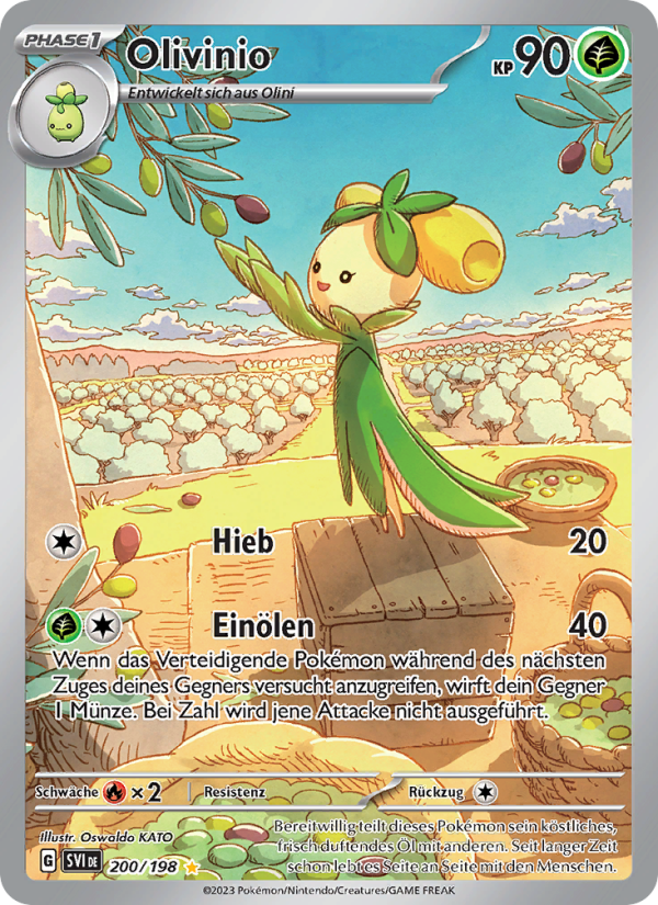 Olivinio 200 — Scarlet & Violet (German Pokémon TCG card)
