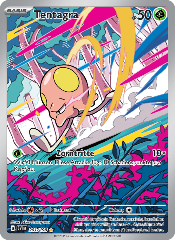 Tentagra 201 — Scarlet & Violet (German Pokémon TCG card)