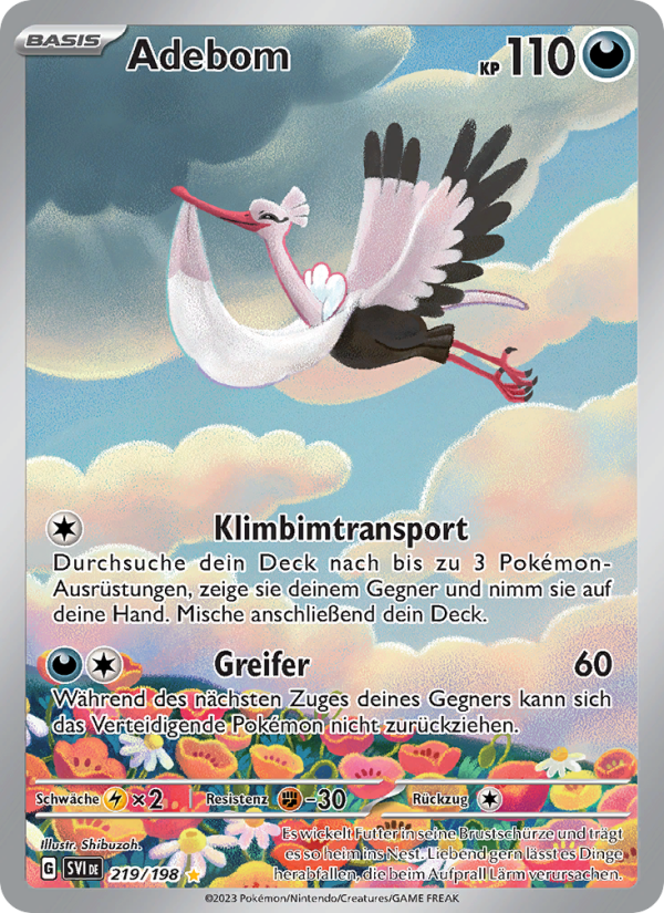 Adebom 219 — Scarlet & Violet (German Pokémon TCG card)