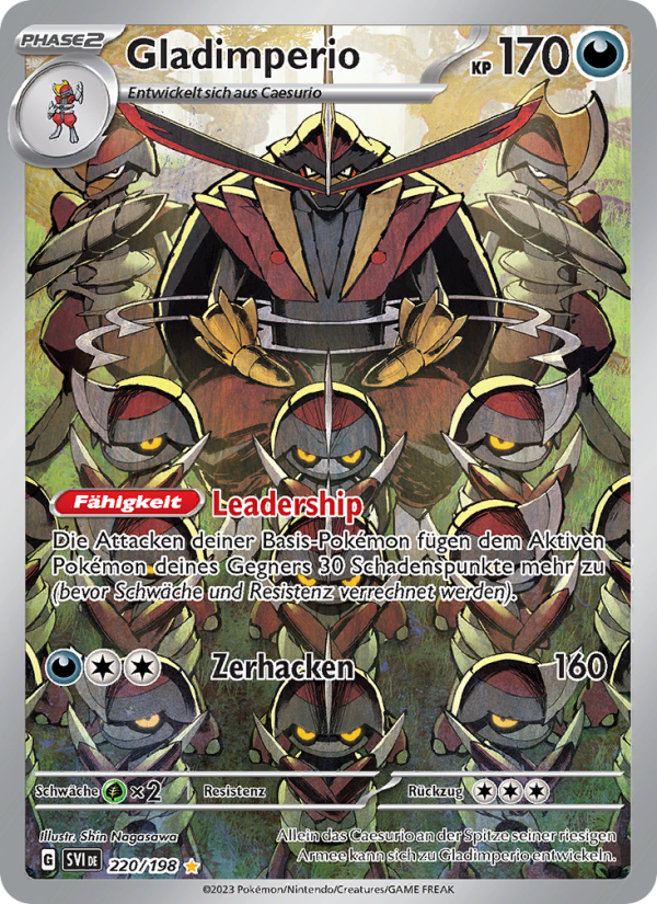 Gladimperio 220 — Scarlet & Violet (German Pokémon TCG card)