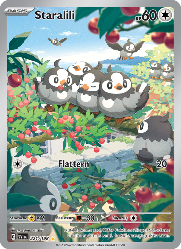 Staralili 221 — Scarlet & Violet (German Pokémon TCG card)