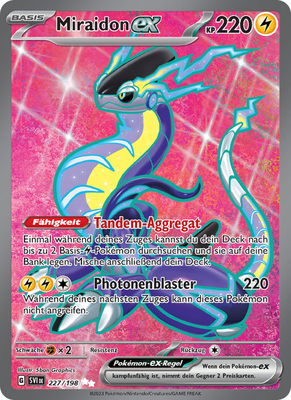 Miraidon-ex 227 — Scarlet & Violet (German Pokémon TCG card)