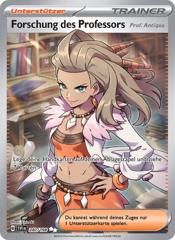 Forschung des Professors 240 — Scarlet & Violet (German Pokémon TCG card)