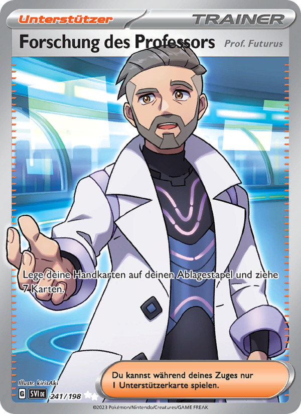 Forschung des Professors 241 — Scarlet & Violet (German Pokémon TCG card)