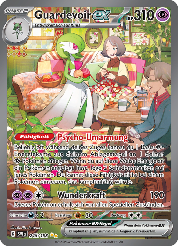 Guardevoir-ex 245 — Scarlet & Violet (German Pokémon TCG card)