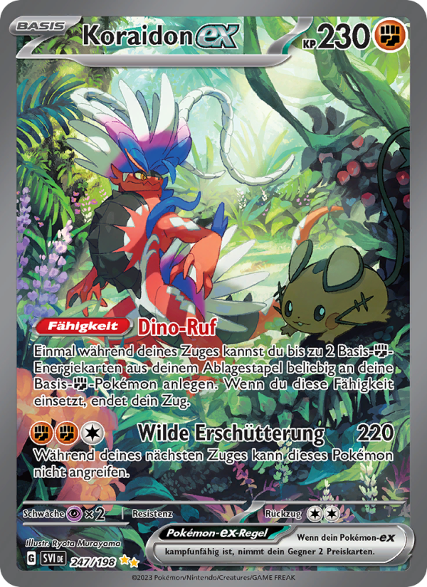 Koraidon-ex 247 — Scarlet & Violet (German Pokémon TCG card)