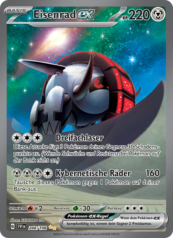 Eisenrad-ex 248 — Scarlet & Violet (German Pokémon TCG card)