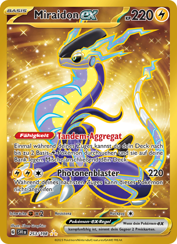 Miraidon-ex 253 — Scarlet & Violet (German Pokémon TCG card)