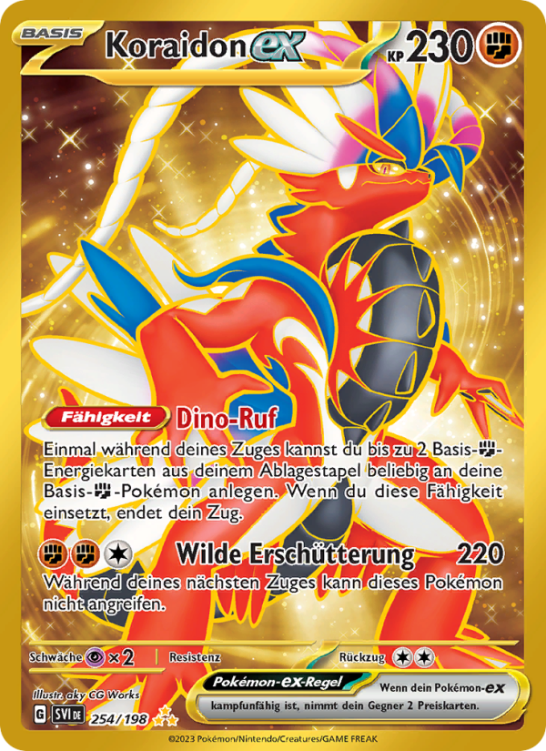 Koraidon-ex 254 — Scarlet & Violet (German Pokémon TCG card)
