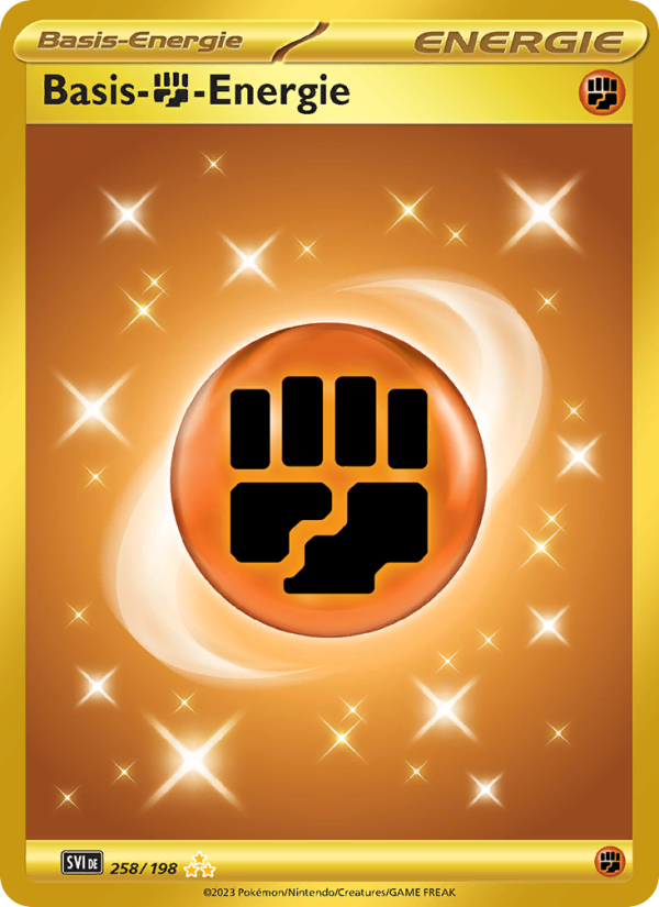Basis-Fighting-Energie 258 — Scarlet & Violet (German Pokémon TCG card)
