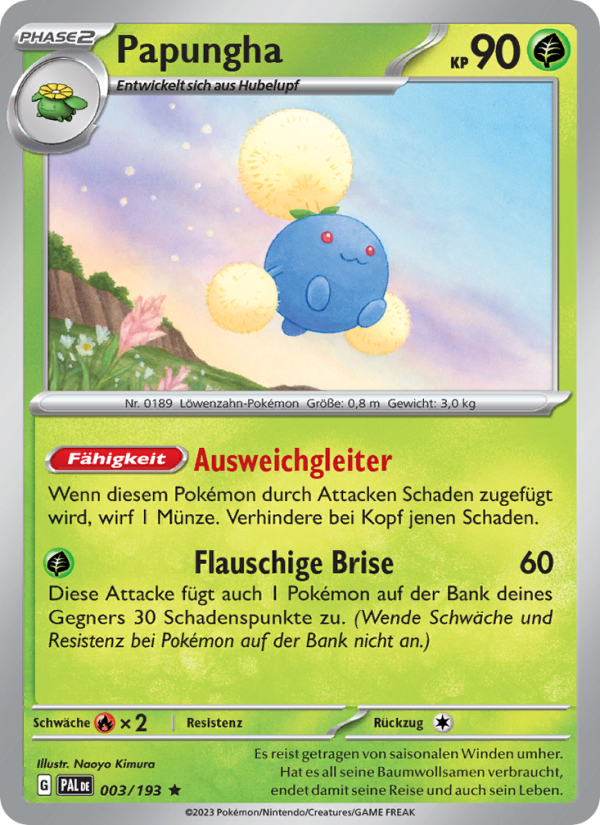 Papungha 003 — Paldea Evolved (German Pokémon TCG card)