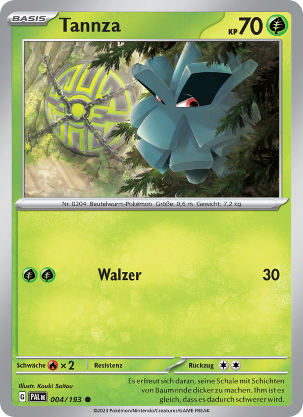 Tannza 004 — Paldea Evolved (German Pokémon TCG card)