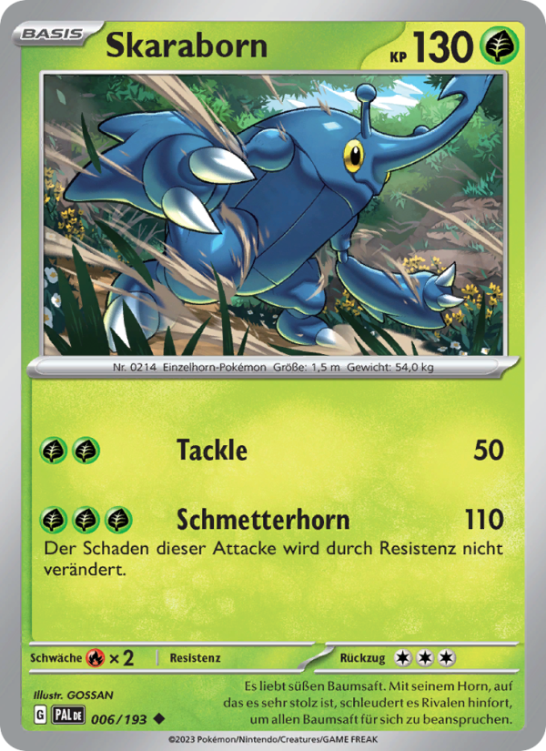 Skaraborn 006 — Paldea Evolved (German Pokémon TCG card)