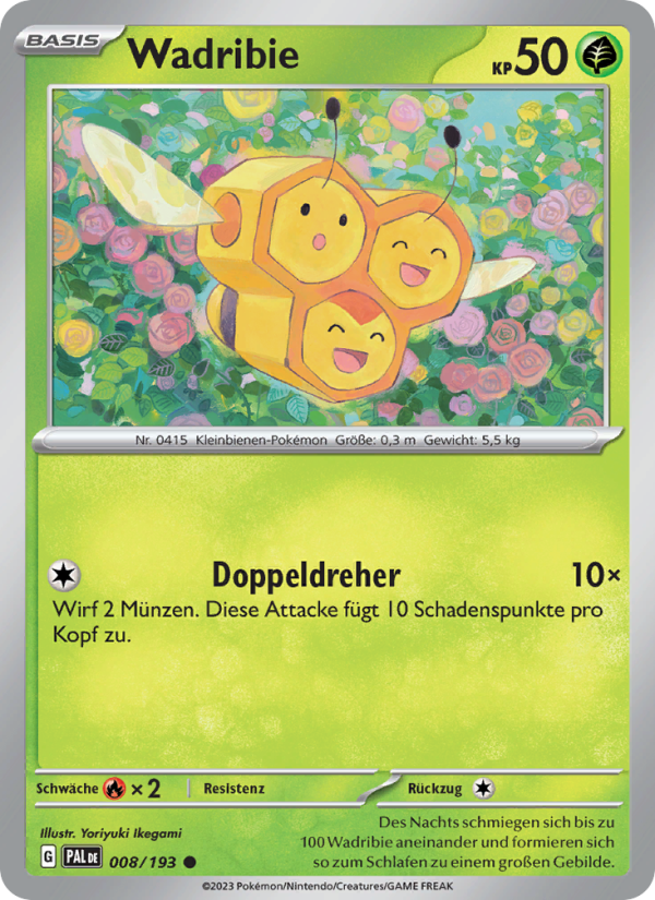 Wadribie 008 — Paldea Evolved (German Pokémon TCG card)