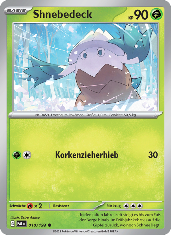 Shnebedeck 010 — Paldea Evolved (German Pokémon TCG card)