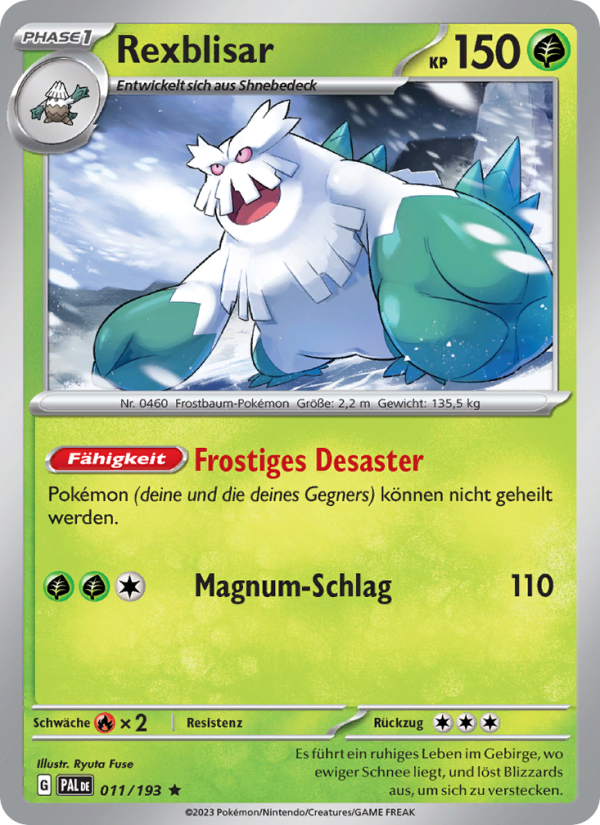 Rexblisar 011 — Paldea Evolved (German Pokémon TCG card)