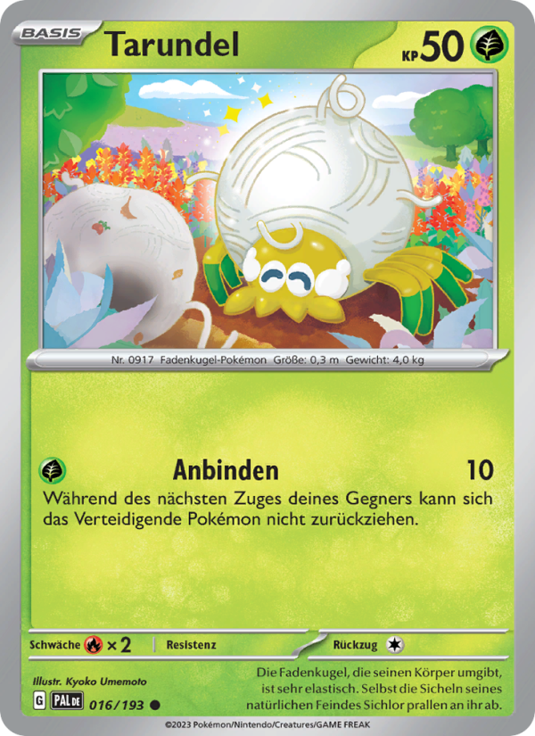 Tarundel 016 — Paldea Evolved (German Pokémon TCG card)