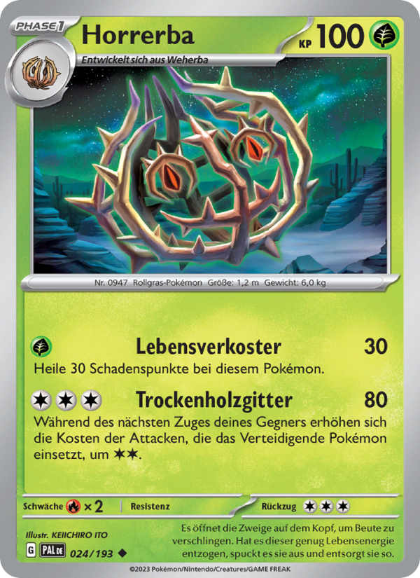 Horrerba 024 — Paldea Evolved (German Pokémon TCG card)
