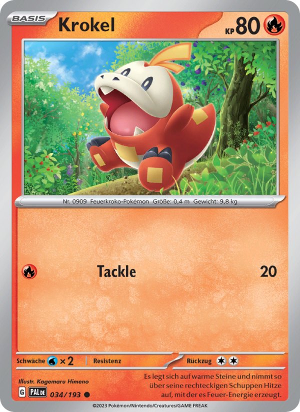 Krokel 034 — Paldea Evolved (German Pokémon TCG card)