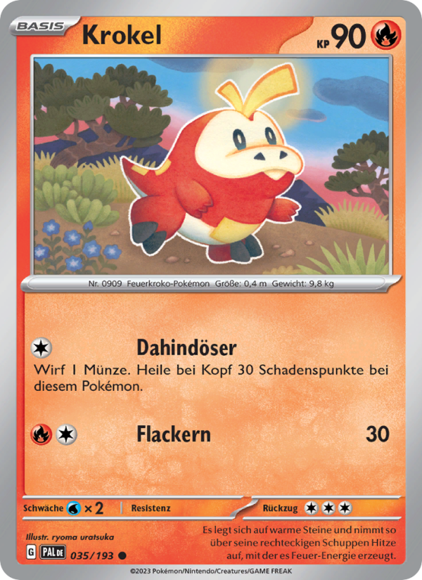 Krokel 035 — Paldea Evolved (German Pokémon TCG card)