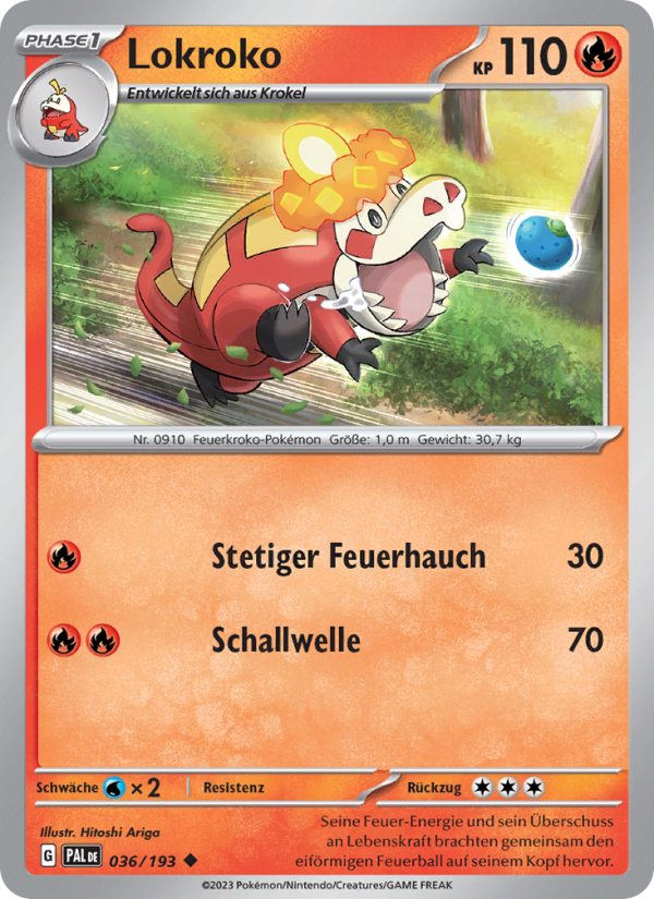 Lokroko 036 — Paldea Evolved (German Pokémon TCG card)