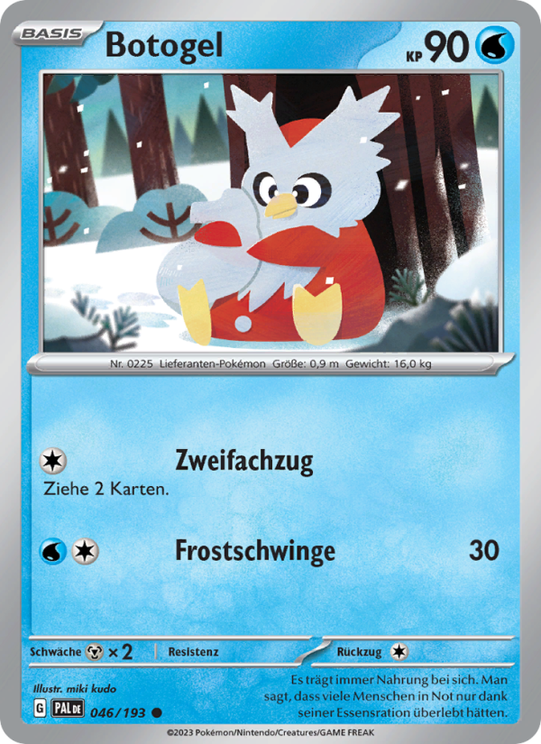 Botogel 046 — Paldea Evolved (German Pokémon TCG card)