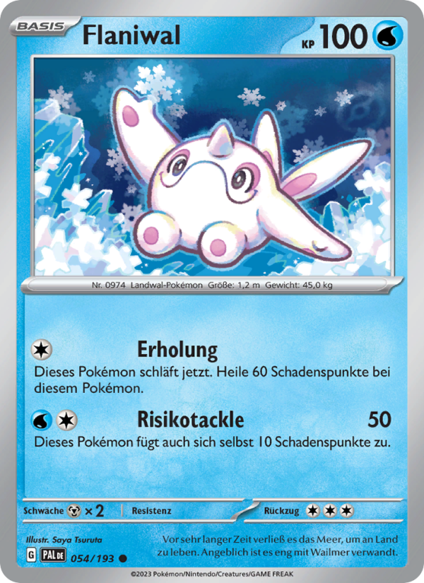 Flaniwal 054 — Paldea Evolved (German Pokémon TCG card)