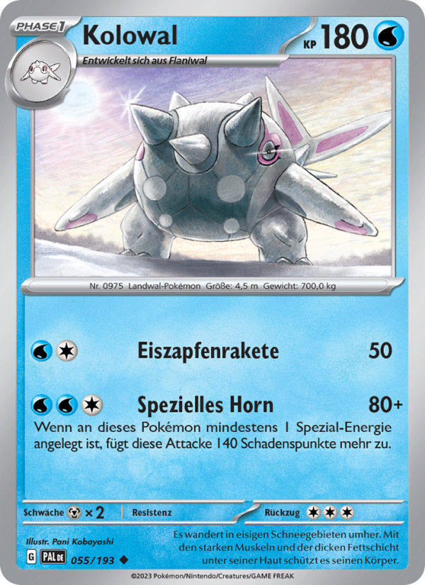 Kolowal 055 — Paldea Evolved (German Pokémon TCG card)
