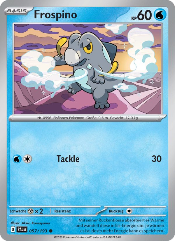 Frospino 057 — Paldea Evolved (German Pokémon TCG card)
