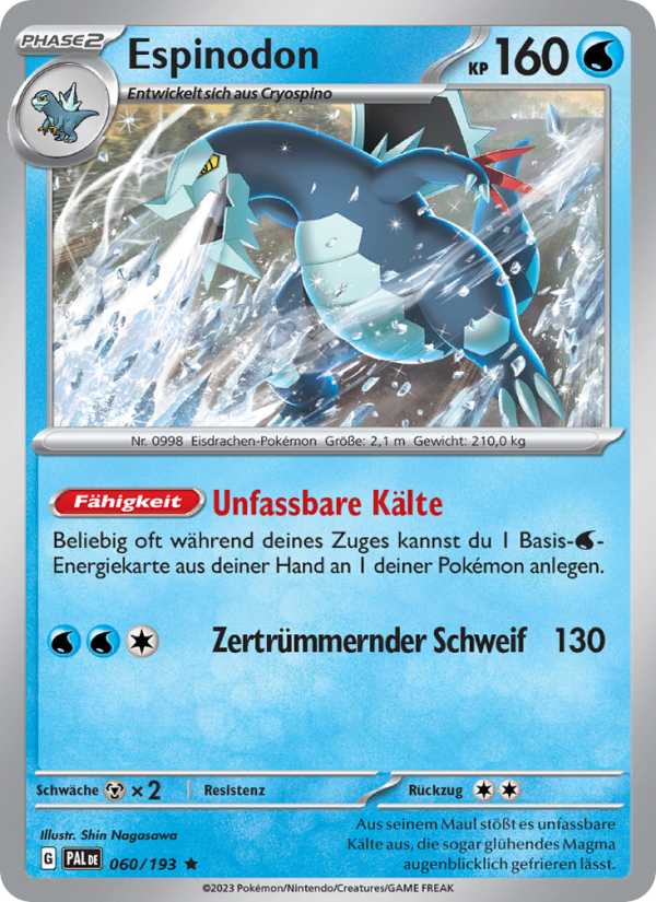 Espinodon 060 — Paldea Evolved (German Pokémon TCG card)