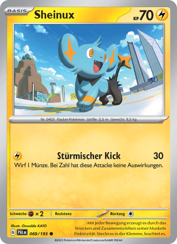 Sheinux 069 — Paldea Evolved (German Pokémon TCG card)