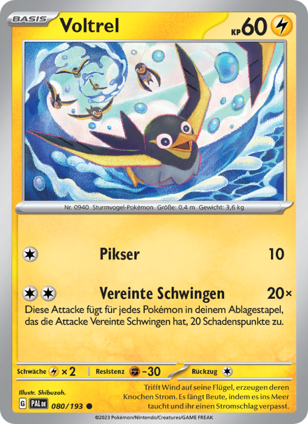 Voltrel 080 — Paldea Evolved (German Pokémon TCG card)