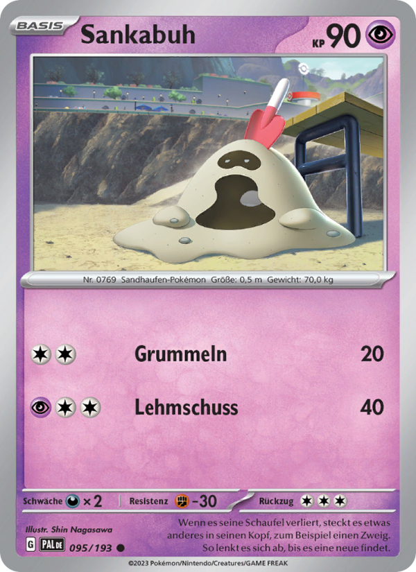 Sankabuh 095 — Paldea Evolved (German Pokémon TCG card)